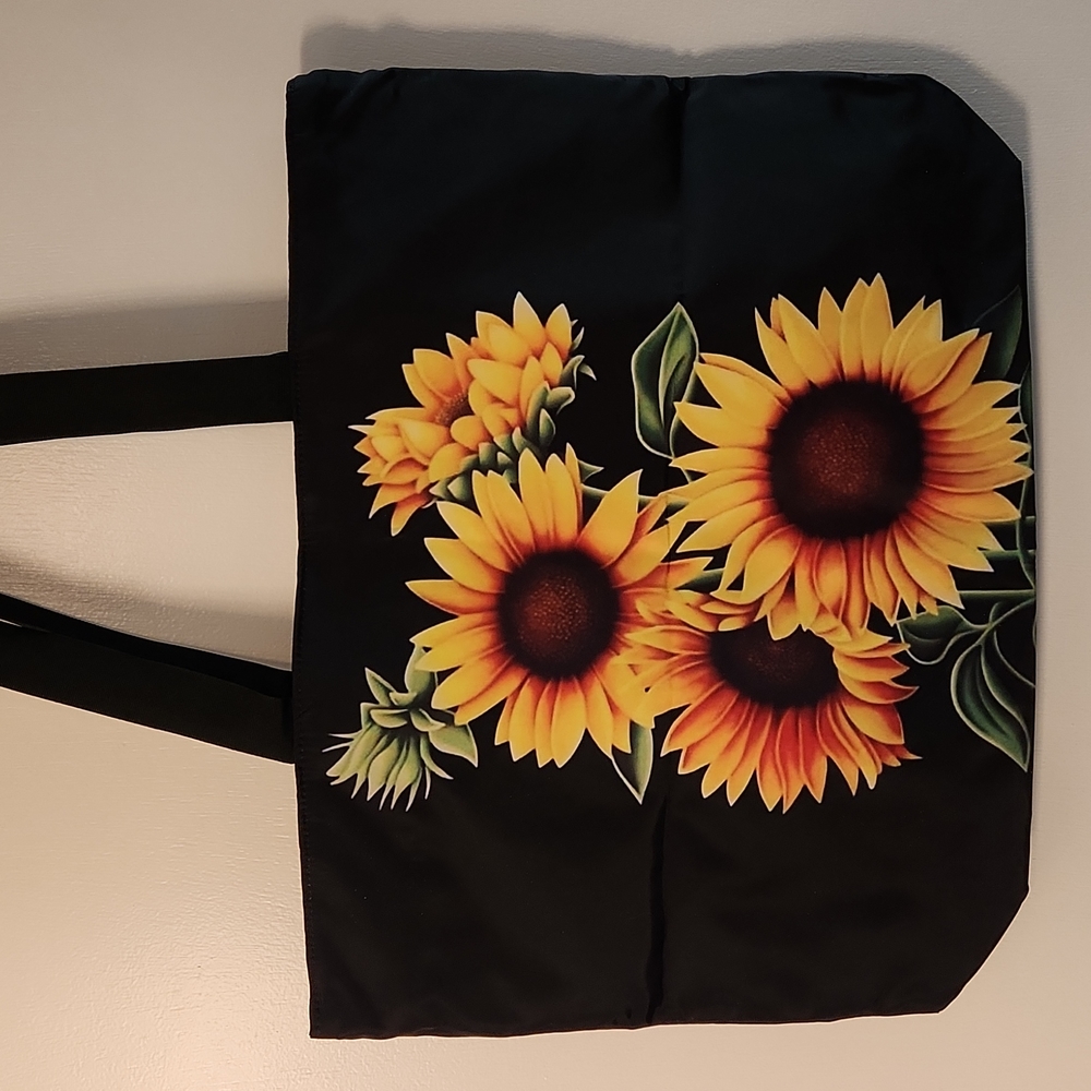NEW- Tote Bag, Storage Bag- Sunflowers